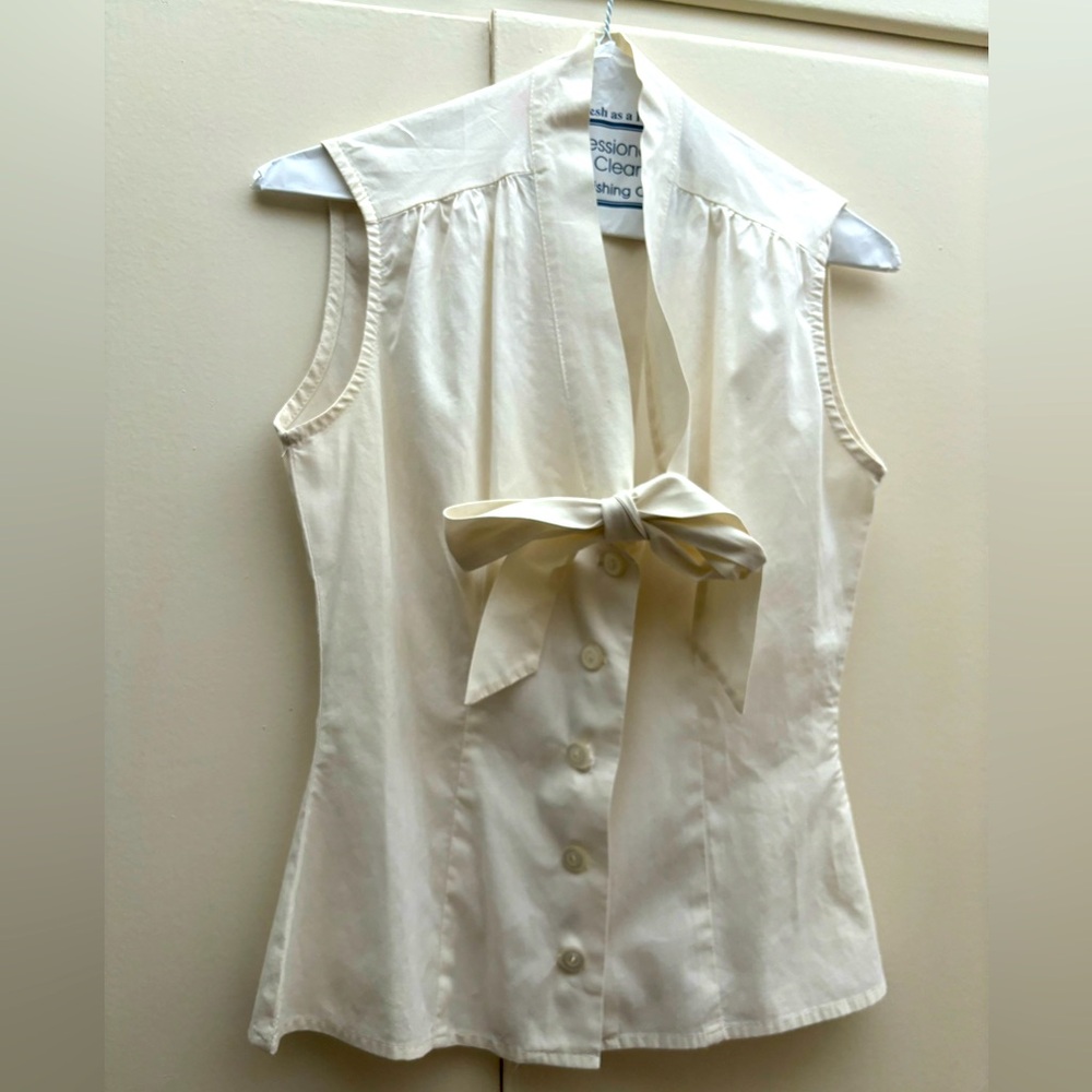 House of Haute Elena Blouse in Cream